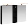 vidaXL Baderomsskapsett 3 stk. 100 x 10,5 x 60,5 cm Konstruert tre