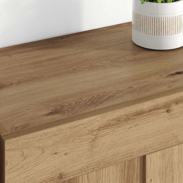 vidaXL Vegghengt skap Veggmontert 2 pcs Artisan Eik 69,5 x 34 x 90 cm