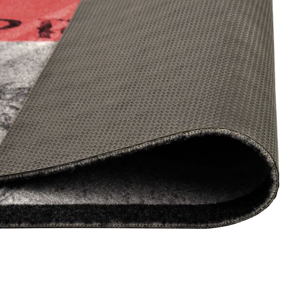 vidaXL Kj&oslash;kkenmatte vaskbar Tomato 45x150 cm