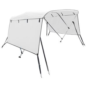 vidaXL B&aring;tkalesje 3-buet med sidevegger 183x(154-167)x137 cm