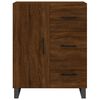 vidaXL Highboard brun eik 69,5x34x180 cm konstruert tre