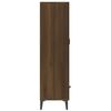 vidaXL Highboard brun eik 70x31x115 cm konstruert tre
