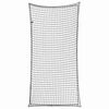 vidaXL Tilhengernett med elastisk tau svart 6x3 m PP