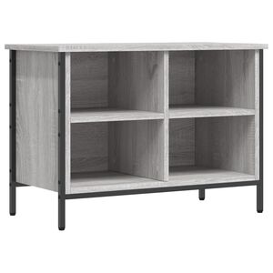 vidaXL Skohylle gr&aring; sonoma 69x35x50 cm konstruert tre