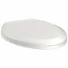 vidaXL Toalettsete med soft-close og hurtigfeste hvit