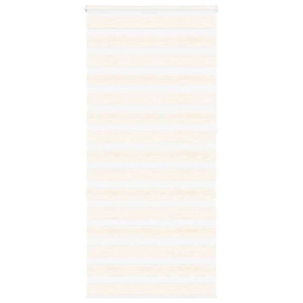 vidaXL Sebragardin marmor beige stoff bredde 105,9 cm polyester