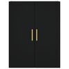 vidaXL Veggskap 2 stk svart 69,5x34x90 cm