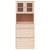 vidaXL Highboard ALTA 77x35x188 cm heltre furu