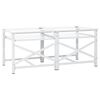 vidaXL Dobbel vaskemaskin sokkel med uttrekkbare hyller hvit