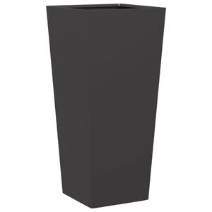 vidaXL Plantekasse svart 35x35x75 cm st&aring;l