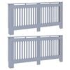vidaXL Radiator Deksel 2 stk. Gr&aring; 172 x 19 x 81,5 cm Konstruert tre
