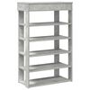 vidaXL Skohylle betonggr&aring; 60x30x98 cm konstruert tre