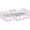 vidaXL Hagesofasett 8 deler heltre douglasgran