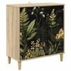 vidaXL Serviesskap RHENEN Sonoma 69 x 33 x 75 cm Konstruert tre