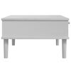 vidaXL Salongbord SENJA rotting-utseende hvit 100x55x33 cm heltre