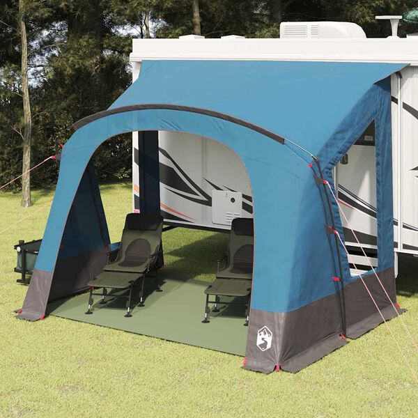 vidaXL Campingvogn Telt 3-Personer med tak Bl&aring; 252 x 245 x 245 cm