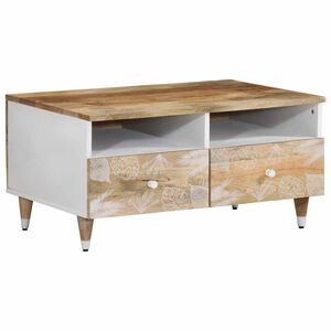 vidaXL Salongbord 80x54x40 cm heltre mango