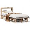 vidaXL Sengeramme uten madrass 90x190 cm heltre furu