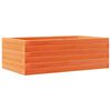 vidaXL Plantekasse hvit 70x40x23 cm heltre furu
