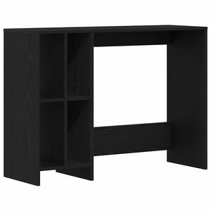 vidaXL Skrivebord Svart Eik Konstruert tre 102,5 x 35 x 75 cm