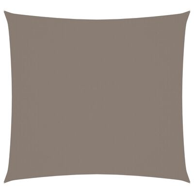 vidaXL Solseil oxfordstoff firkantet 2x2 m gråbrun