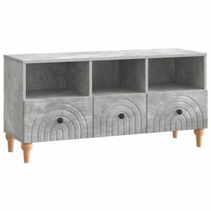 vidaXL TV-skap BetongGr&aring; 102 x 34,5 x 50 cm Konstruert tre