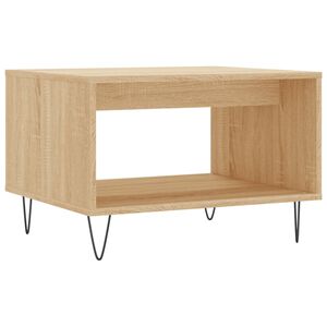 vidaXL Salongbord sonoma eik 60x50x40 cm konstruert tre