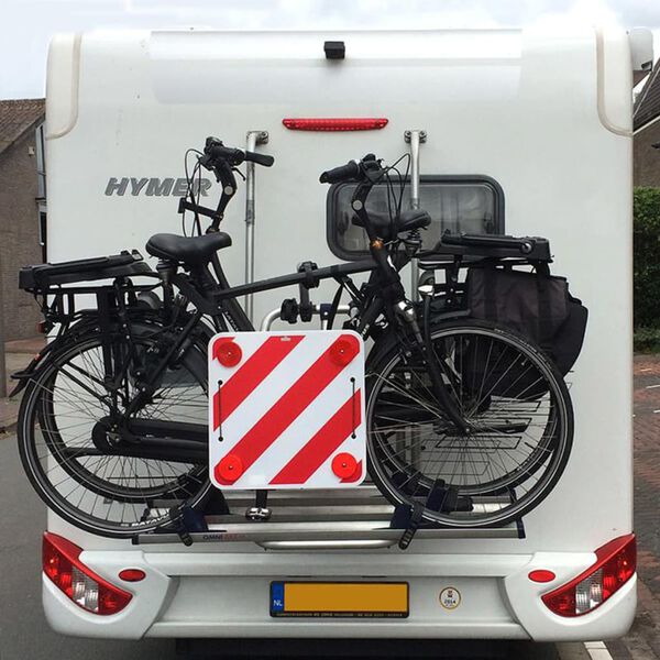 ProPlus Bakre varselskilt med reflekser 50 x 50 cm plast 361228