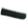 vidaXL Sekskantet gjerde 0,6 x 100 m PVC Gr&oslash;nn