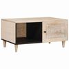 vidaXL Kaffebord Hvit 100 x 54 x 40 cm Konstruert tre