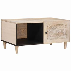 vidaXL Kaffebord Hvit 100 x 54 x 40 cm Konstruert tre