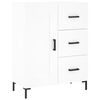 vidaXL Highboard hvit 69,5x34x180 cm konstruert tre