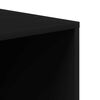 vidaXL Skobenk svart 105x35x35 cm konstruert tre