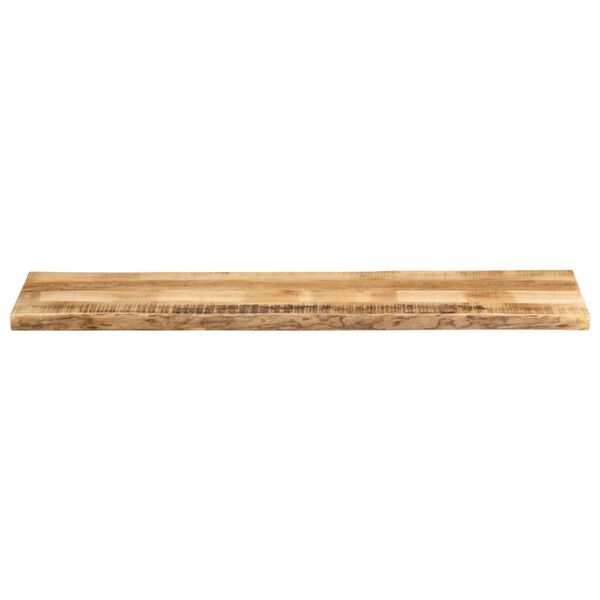 vidaXL Bordplate naturlig kant 180x40x3,8 cm grovt heltre mangotre