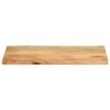 vidaXL Bordplate 120x60x2,5 cm naturlig kant heltre mango