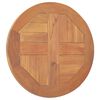vidaXL Bordplate heltre teak 2,5 cm 40 cm