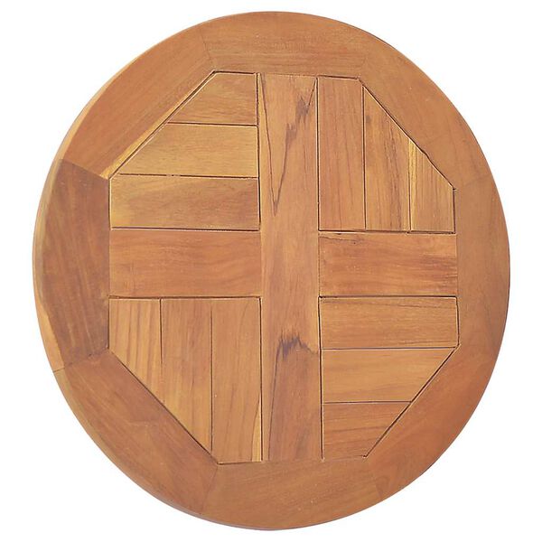 vidaXL Bordplate heltre teak 2,5 cm 40 cm