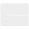 vidaXL Veggmonterte nattbord 2 stk hvit 45x30x35 cm