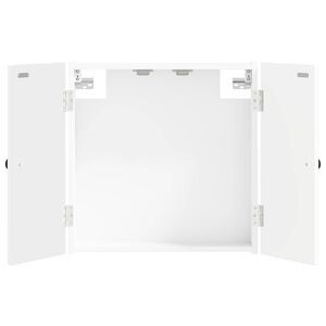 vidaXL Dartbrettskap EDE Hvit 52,5 x 10,5 x 53,5 cm Konstruert tre