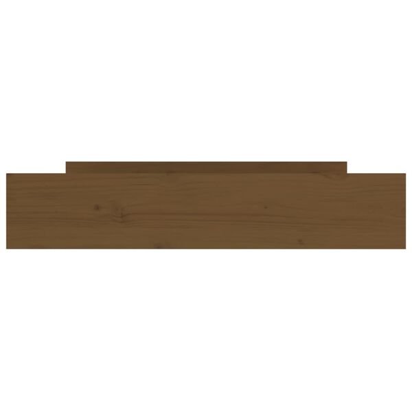 vidaXL Sengeskuffer 2 stk honningbrun heltre furu