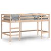 vidaXL K&oslash;yeseng for barn med stige 90x200 cm heltre furu