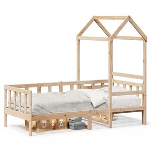 vidaXL Dagseng med tak 80x200 cm heltre furu