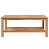 vidaXL Kaffebord Brun 110 x 55 x 45 cm Heltre teak