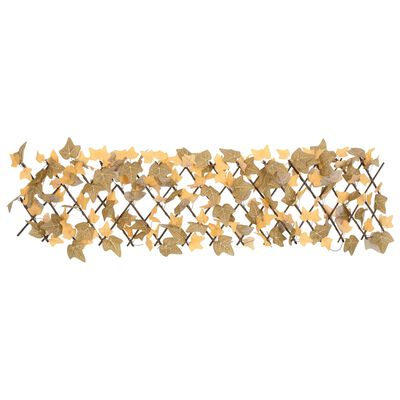 vidaXL Utvidbart espalier kunstige lønneblader oransje 180x30 cm