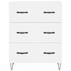 vidaXL Highboard hvit 69,5x34x180 cm konstruert tre
