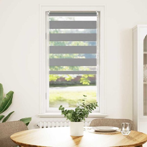 vidaXL Sebragardin 80,9x150 cm Stoffbredde 76,7 cm gr&aring;