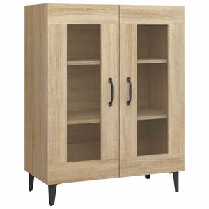 vidaXL Skjenk sonoma eik 69,5x34x90 cm konstruert tre