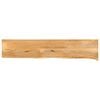 vidaXL Bordplate 180x40x3,8 cm naturlig kant heltre mango