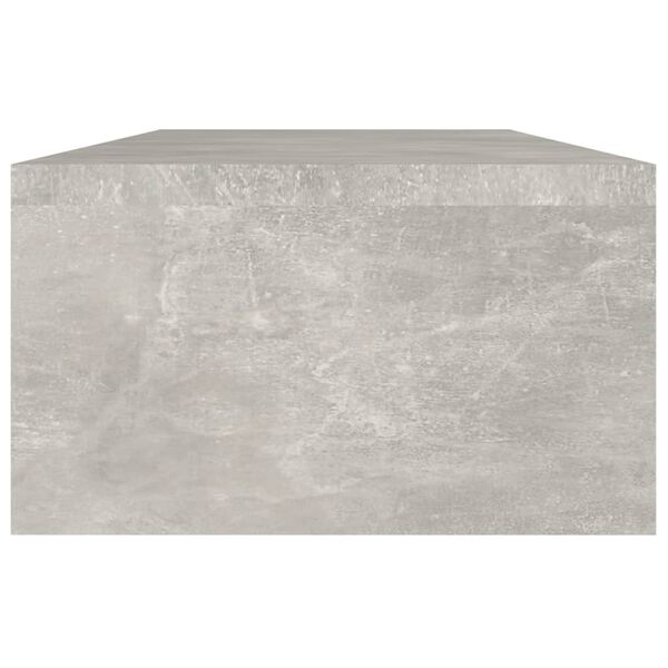 vidaXL Skjermstativ betonggr&aring; 60x23,5x12 cm konstruert tre