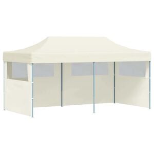 vidaXL Partytelt Gr&aring;brun 292 x 580 x 315 cm Oxford Stoff